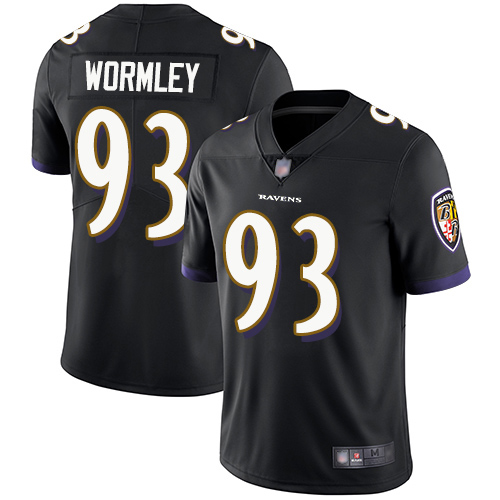 Baltimore Ravens Limited Black Men Chris Wormley Alternate Jersey NFL Football 93 Vapor Untouchable